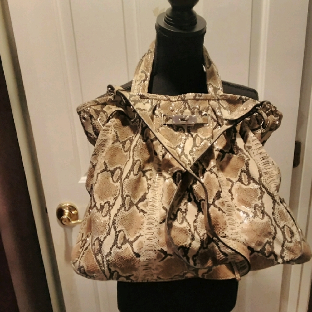 Snakeskin purse
